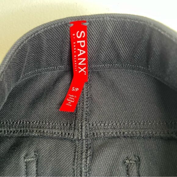 Spanx Jean-ish Ankle Leggings Black Jegging Pull On Skinny Women Small 20018R - Picture 8 of 16